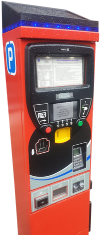 Photograph of a pay and display machine
