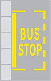 bus stop markings